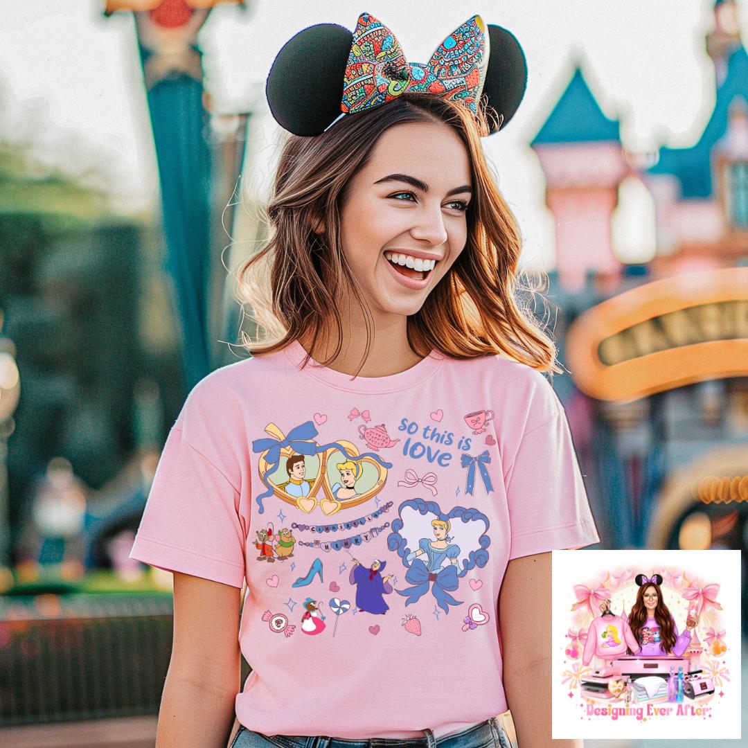 Princess Coquette Locket & Charm Bracelet So This Is Love Shirt