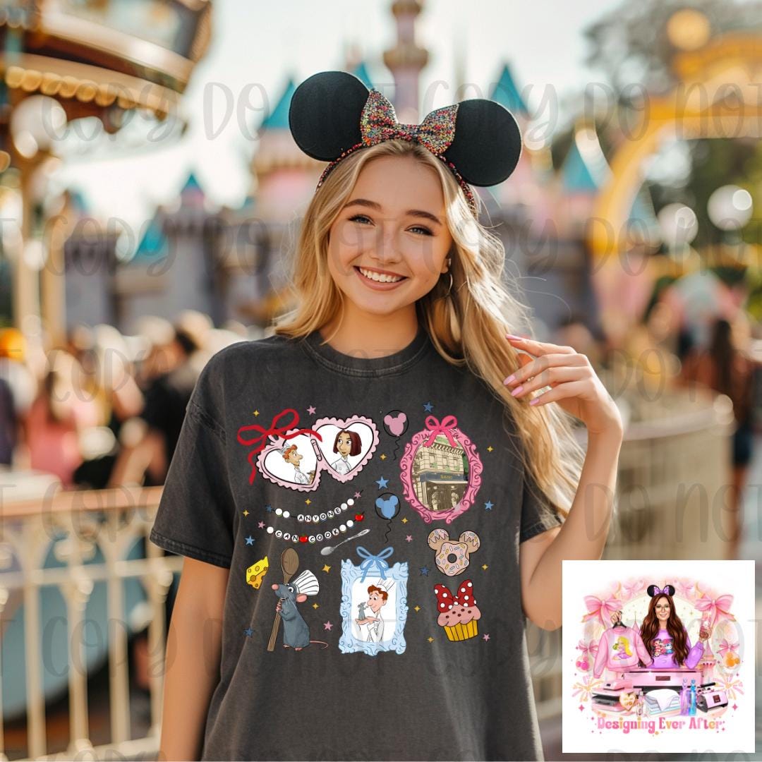 Coquette Locket and Charm Bracelet Bow Magical Rat Shirt