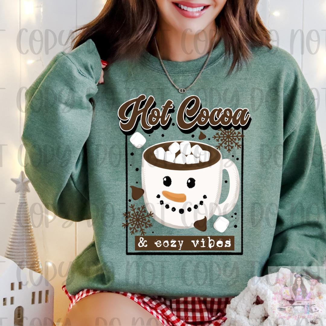 Hot Cocoa Cozy Winter Vibes Shirt