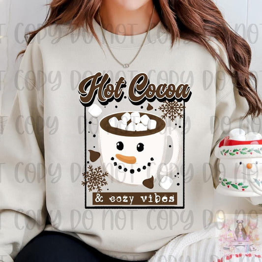 Hot Cocoa Cozy Winter Vibes Shirt