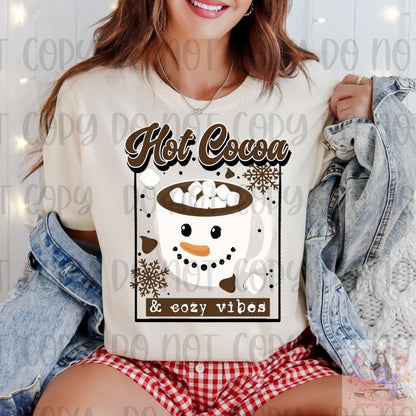 Hot Cocoa Cozy Winter Vibes Shirt