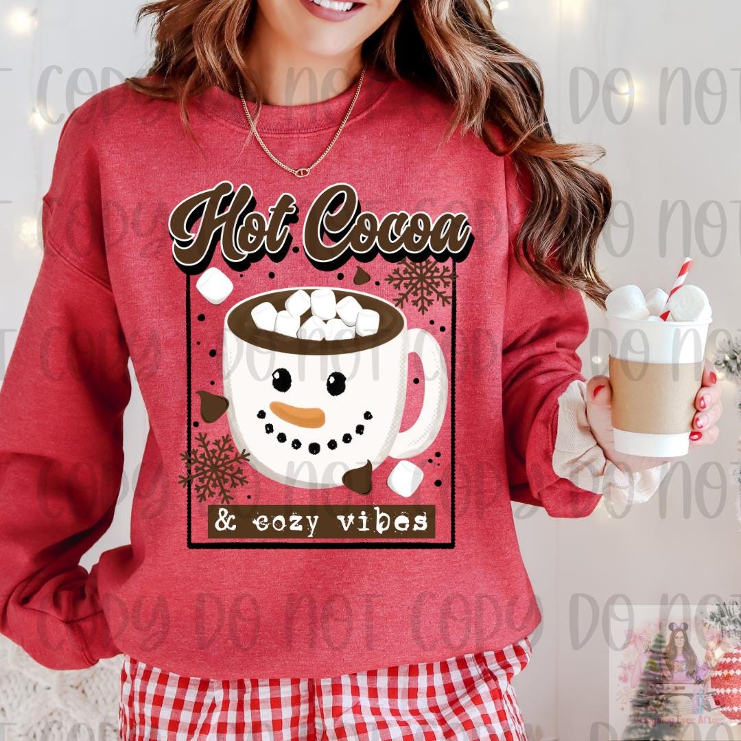 Hot Cocoa Cozy Winter Vibes Shirt