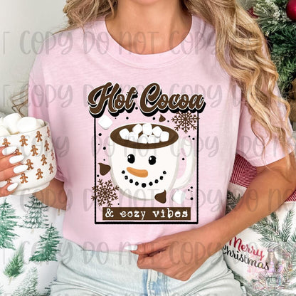 Hot Cocoa Cozy Winter Vibes Shirt