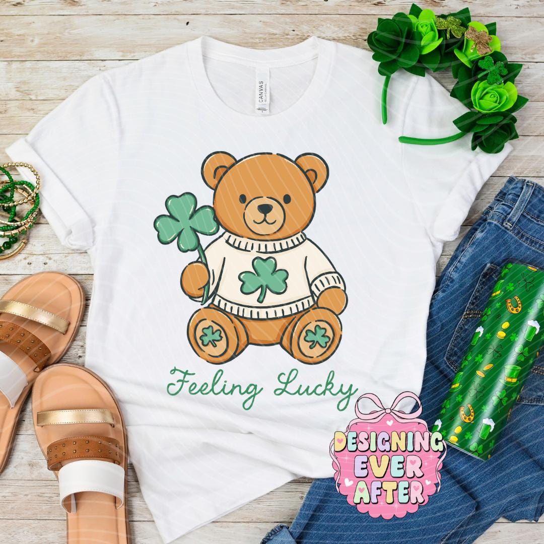 Feeling Lucky St Patrick's Day Teddy Bear Shirt