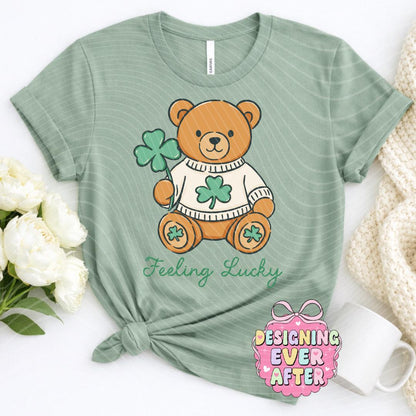 Feeling Lucky St Patrick's Day Teddy Bear Shirt