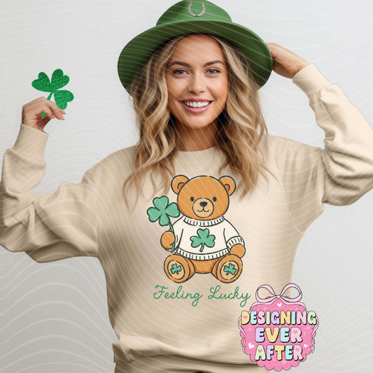 Feeling Lucky St Patrick's Day Teddy Bear Shirt