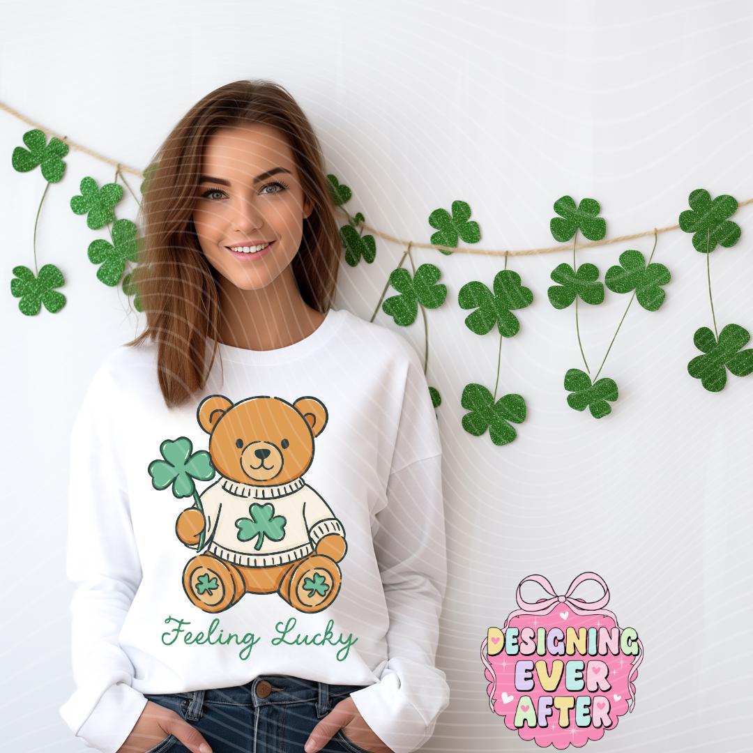 Feeling Lucky St Patrick's Day Teddy Bear Shirt